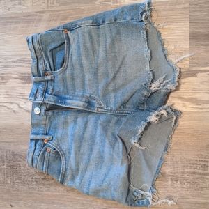 High waisted mom shorts